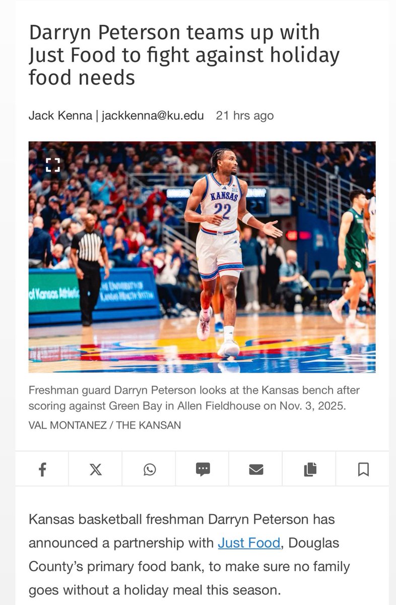 Darryn Peterson tweet media