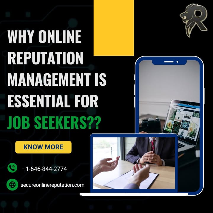 SecureOnlineRep's tweet image. &quot;Job seekers, your online reputation is your first impression. 🌟 Learn why ORM is essential to stand out. 🚀&quot; For more info visit: bit.ly/4gCjO7D?utm_so…  and
Call: +1-646-844-2774 
#JobSearchTips #OnlineReputation #CareerGrowth #ReputationManagement