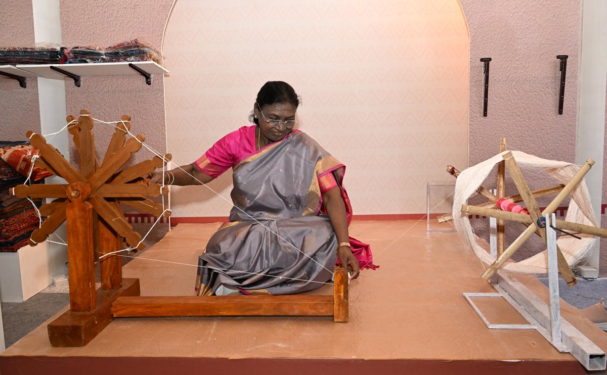 President Droupadi Murmu inaugurated the 2nd edition of Bharatiya Kala Mahotsav at Rashtrapati Nilayam, Secunderabad. The nine-day-long festival will present rich and diverse cultural heritage of Gujarat, Maharashtra, Rajasthan, Goa, Dadra &amp; Nagar Haveli, and Daman &amp; Diu.

The