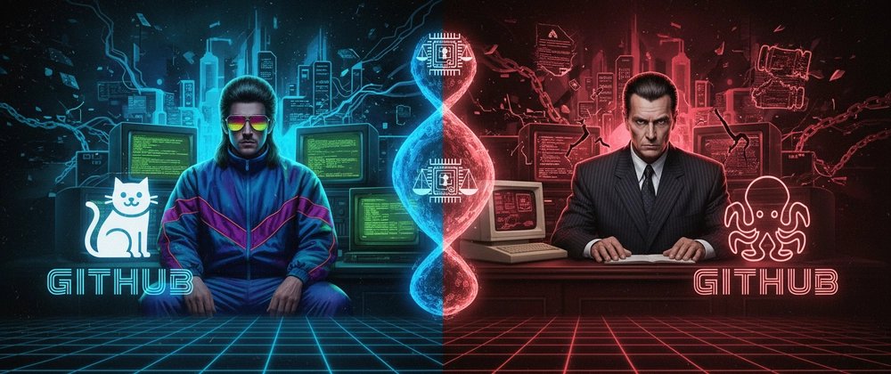 Hacksore's tweet image. this new blog image i generated on devto kinda goated