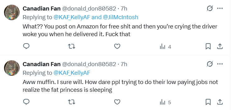 KAF_KellyAF's tweet photo. Apparently posting this upset someone. They commented this then blocked me. A few of you follow this douche...why??
#FatPrincess #ODSP #poverty https://t.co/z4oiorahCu