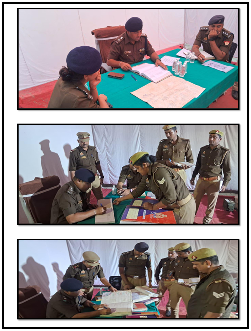 #DcpVarunaZoneVns ने किया #थाना_सारनाथ का वार्षिक निरीक्षण। #UPPolice #PoliceCommissionerateVaranasi