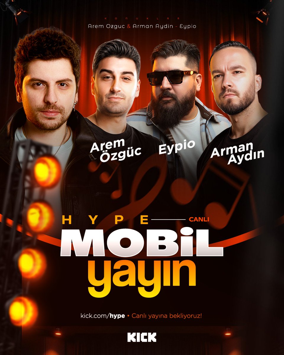 jekeyydev's tweet photo. Cumartesi Arem Özgüç, Arman Aydın ve Eypio ile  mobil yayın var.
https://t.co/nFMaaeZxZs https://t.co/hw1xzpohVa