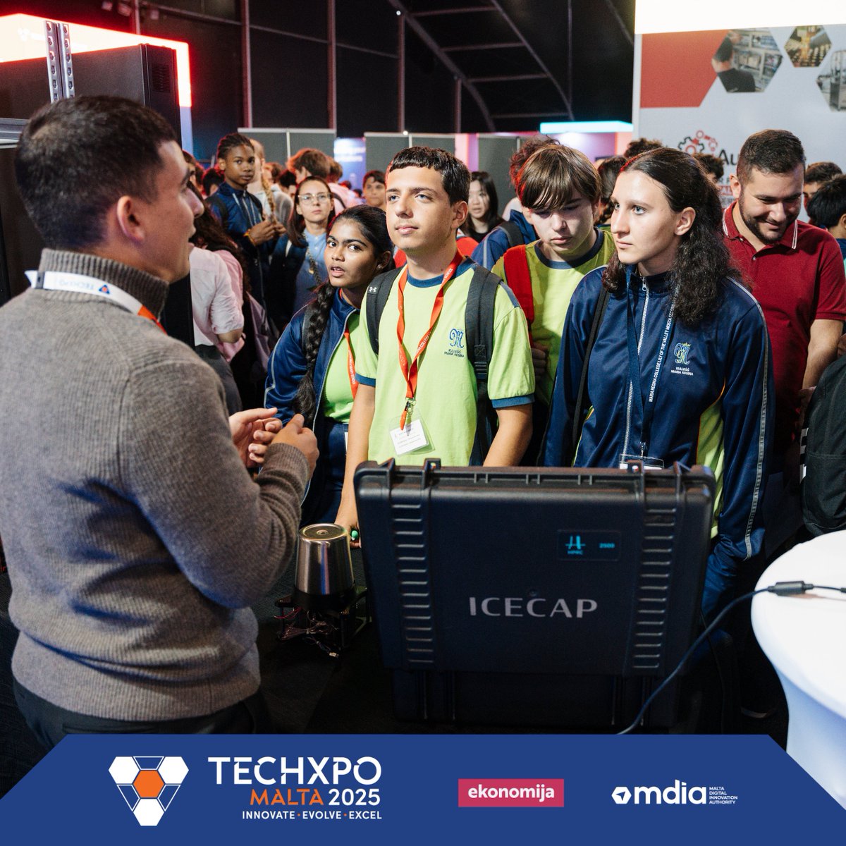 techxpoeu's tweet image. From students getting hands-on with the latest innovations and exploring future careers, to seasoned professionals discovering new business opportunities and making strategic connections.

📅 20–22 November 2025 📍 MFCC
🌐 techxpo.eu/tickets

@Ekonomija_MT | @MDIAmalta