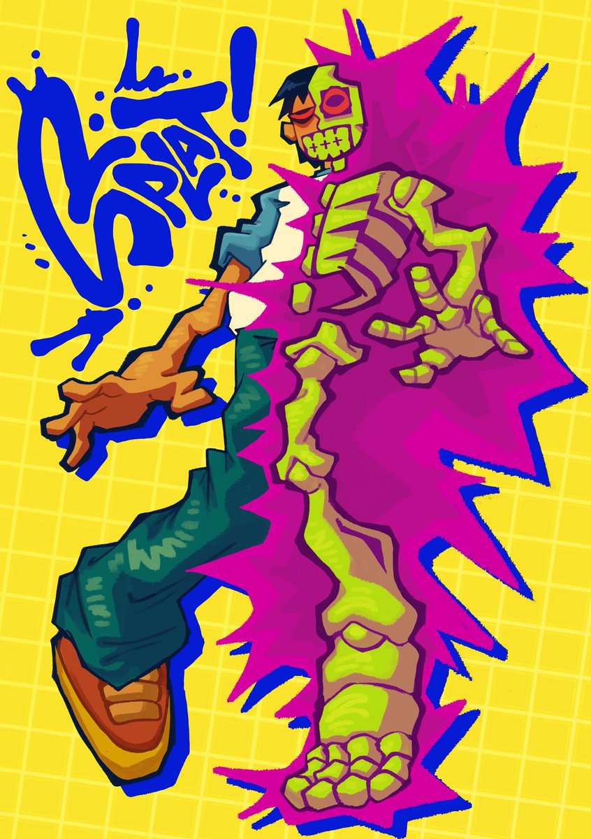 FISH_ON_STIX's tweet image. SPLAT! 💥💥