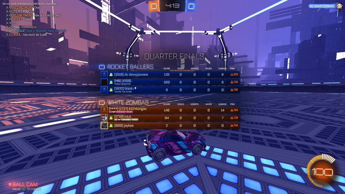 ddosing in dropshot tourneys now the games gone <a href="/RocketLeague/">Rocket League</a> <a href="/RL_Support/">Rocket League Help</a>