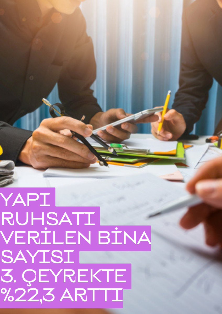 acikplan's tweet image. HABER         
//Yapı ruhsatı verilen bina sayısı yılın üçüncü çeyreğinde yüzde 22,3 arttı// 

#yapı #inşaat
