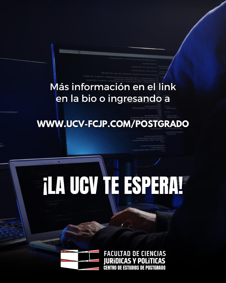 <a href="/Keymer_Avila/">Keymer Ávila</a> <a href="/justiciapitzucv/">Prof. Juan Carlos Apitz B.</a> <a href="/ConstitucionalU/">Constitucional UCV</a> <a href="/Bibliocentro/">Bibliocentroaldia</a> <a href="/gmultijuridica/">Multijurídica</a> <a href="/Universitasf_/">Universitas</a> <a href="/fcjpucv_ve/">fcjpucv</a> <a href="/dirderechoucv/">EscuelaDerechoUCV</a> <a href="/andresraulpaezp/">Andrés Raúl Páez</a> <a href="/leonardoguzman/">Leonardo Guzmán</a> <a href="/derechopenalUEC/">Departamento de Derecho Penal y Criminología UEC</a> <a href="/INACIPE/">INACIPE</a> <a href="/jorgepratsac/">Jorge Prats Abogados & Consultores</a> <a href="/JaumeAntichSole/">Jaume Antich</a> <a href="/tatin17/">Arcadio Martinez</a> <a href="/barsallocarlos/">carlos barsallo</a> <a href="/TAAR_ACADEMIA/">Tulio Alberto Álvarez-Ramos</a> <a href="/Pumajosel/">Jose Gregorio Pumarejo</a> Profundiza tus conocimientos en #DerechoDigital, #TecnologíasEmergentes y #DerechoPenal. Adquiere competencias como oficial de cumplimiento, delegado de protección de datos o asesor en #Compliance tecnológico. ¡Preinscríbete ya! En este link: ucv-fcjp.com/inscripcion-cu…