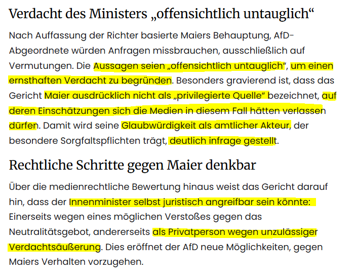 <a href="/GeorgMaier8/">Georg_Maier</a> Ich wäre vorsichtig. 
Wie deine Aussagen und du gerichtlich eingeschätzt werden, wissen wir ja bereits.