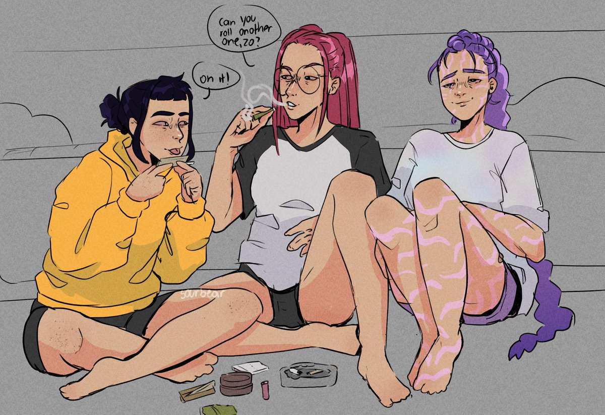 s0urbear_'s tweet image. I&apos;m in a excellent mood so have a baked huntrix 
#polytrix