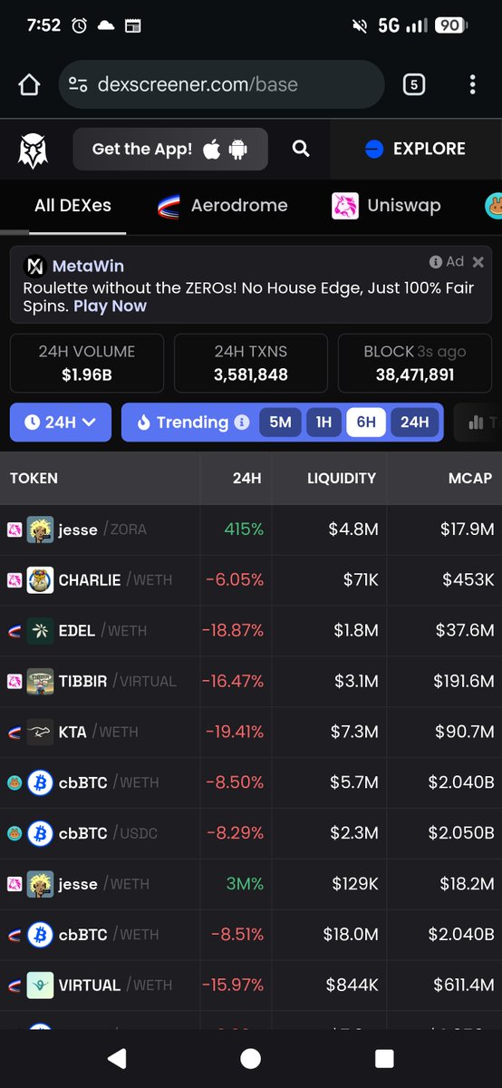 Base500Index's tweet image. Pathetic hahaha @jessepollak @base @coinbase who&apos;s winning here???? 

Specifically that piece of shit Jesse coin - who won there? Sniped/bundled all the way up to 20m lmao. 

Sad as fuck. Degens don&apos;t fuck with gay ass base chain.