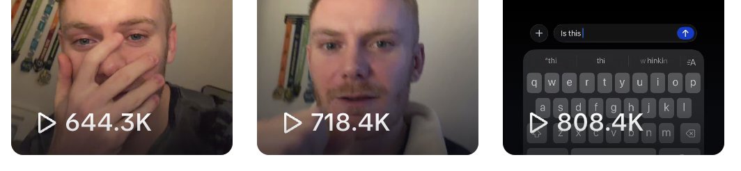 iamgdsa's tweet image. &quot;face react &amp;amp; hook + app demo doesn&apos;t work anymore&quot;

i literally find million-view videos every time i do my morning scroll research

only trust raw data