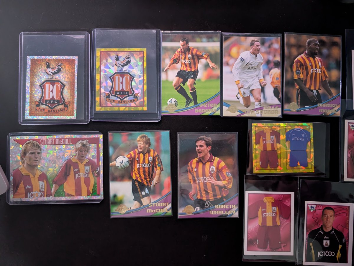 tehflu's tweet image. Few more ungraded #bcafc from that era. Will have to dig out the graded sets.