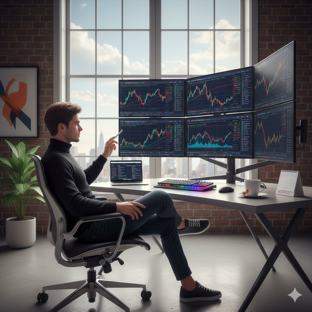 stockmarketbiz's tweet image. Most traders don’t lose because of the stock market.

They lose because they have no structure:
• no rules
• no routine
• no reflection
• no accountability
More strategies won’t fix chaos.
Structure will.
If you&apos;re working on this, DM me.
#FuturesTrading
#NinjaTrader…