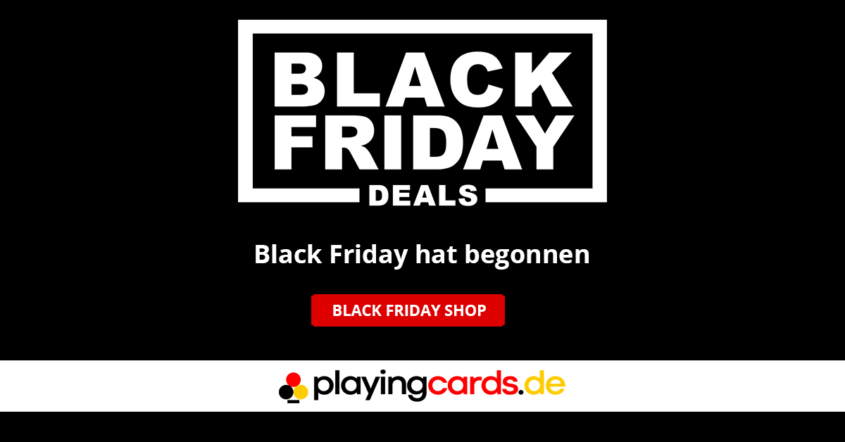 playingcardsDE's tweet image. Black Friday 🖤 hat begonnen bei @playingcardsDE 🇩🇪

Die #Angebote sind schnell weg, also schnell sein playingcards.de/black-friday.h…

#BlackFriday #Spielkarten #playingcards #Spielkartenshop
