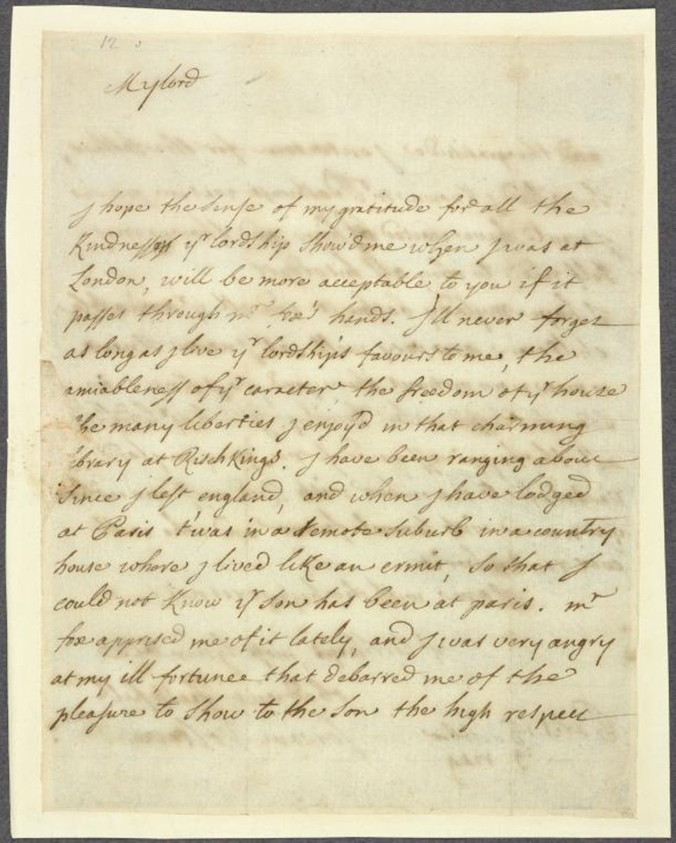 nypl's tweet image. Just over 330 years ago, famed philosopher Voltaire was born in France. Now a high school social studies staple, his works were influential and controversial in 18th-century Europe. Go beyond the curriculum with items like this handwritten letter in #NYPLDigitalCollections.