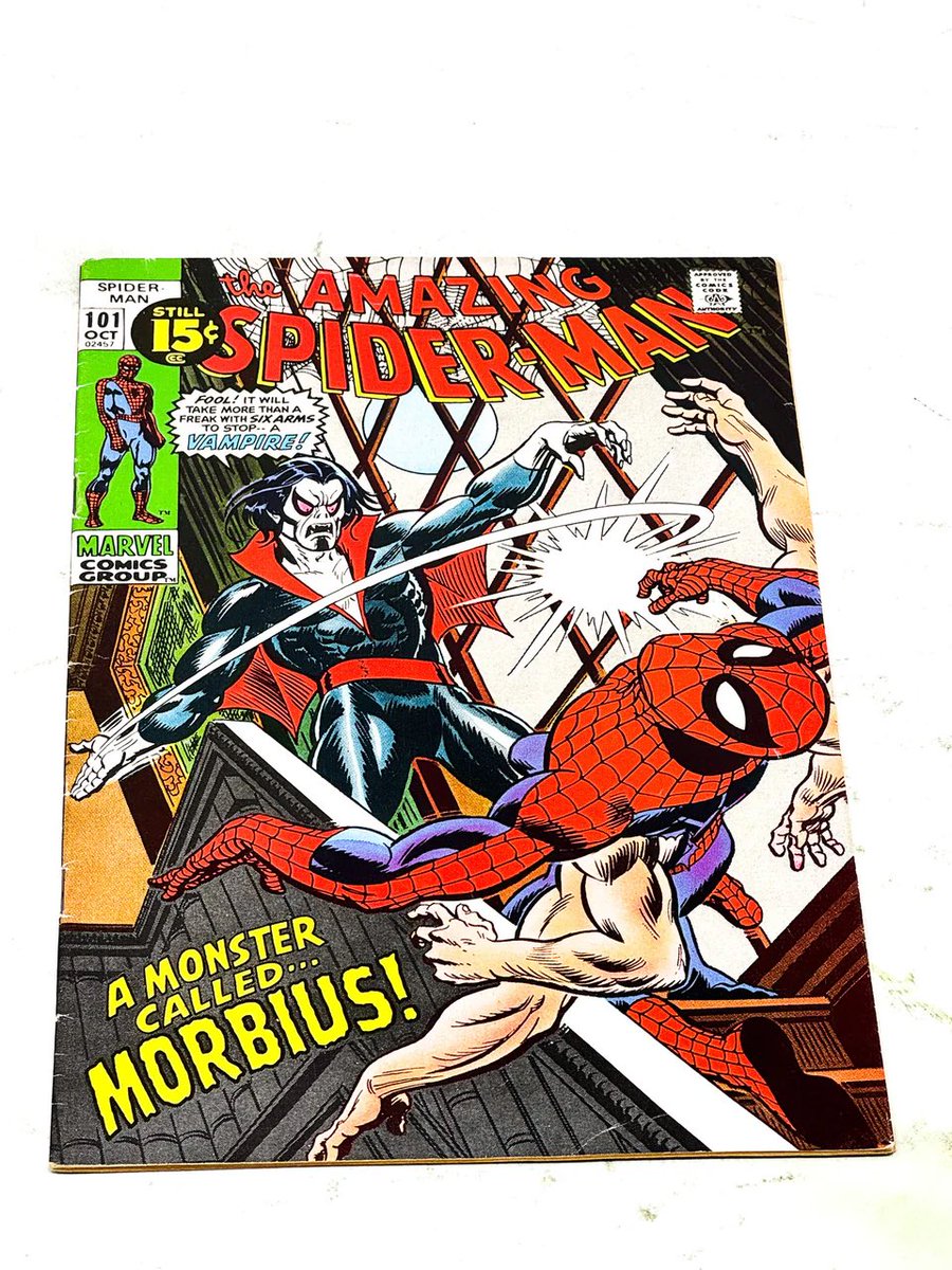 Dropped this beauty is store yesterday. That slap from Morbius is so hard you can almost feel it! Find it right here 

theunrealitystore.co.uk/products/amazi…

#amazingspiderman #spiderman #morbius #firstappearance #comics #backissues