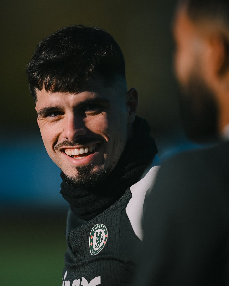 ChelseaFC's tweet image. Getting ready for tomorrow. ✊