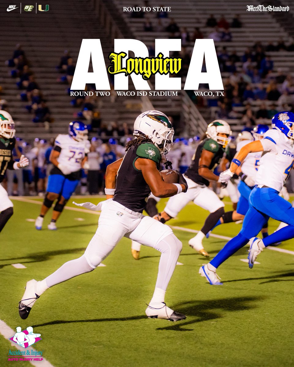 See ya’ll in Waco.

🗓️: Today
⌚️: 7:00 PM
🏟️: Waco ISD Stadium