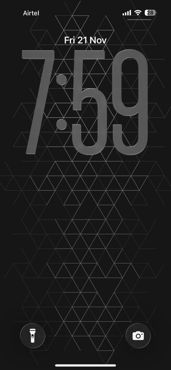ai_with_shah's tweet image. share your iPhone’s lock-screen look 

let’s see what you rocking