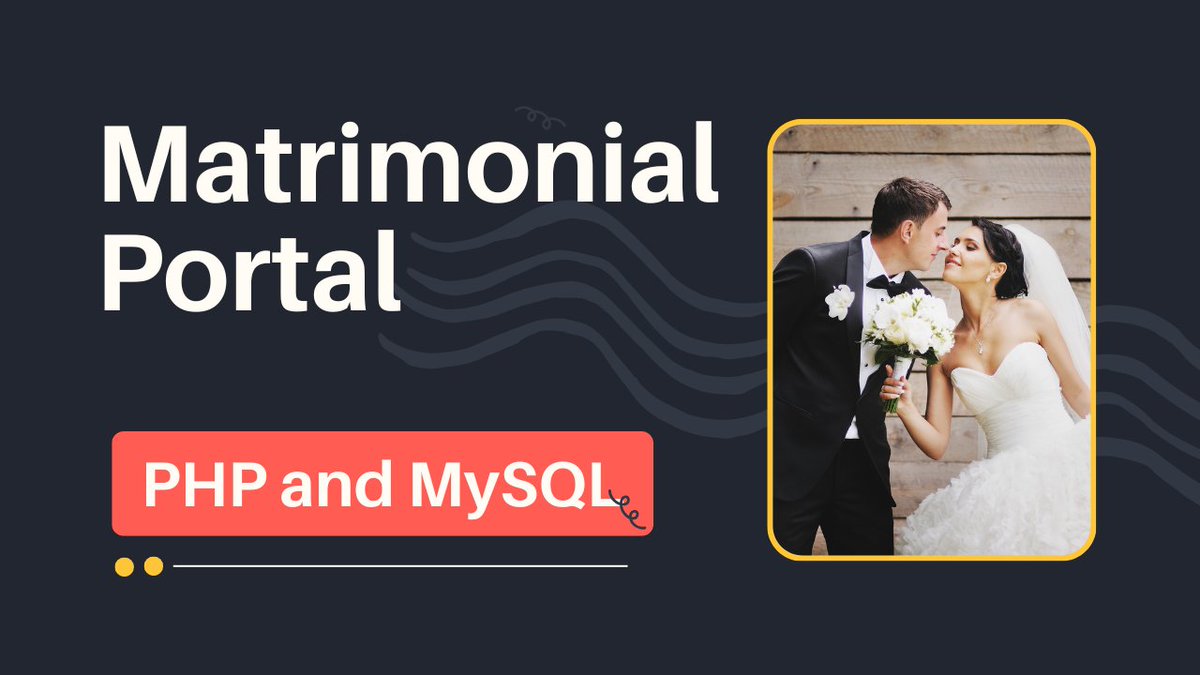 php_gurukul's tweet image. 💍 Build Your Own Matrimonial Portal!
phpgurukul.com/matrimonial-po…
Perfect for final-year projects &amp;amp; real-world deployment!
🚀 Start building today!
#PHP #MySQL #MatrimonialPortal #WebDevelopment #FinalYearProject #PHPProject #Matrimony