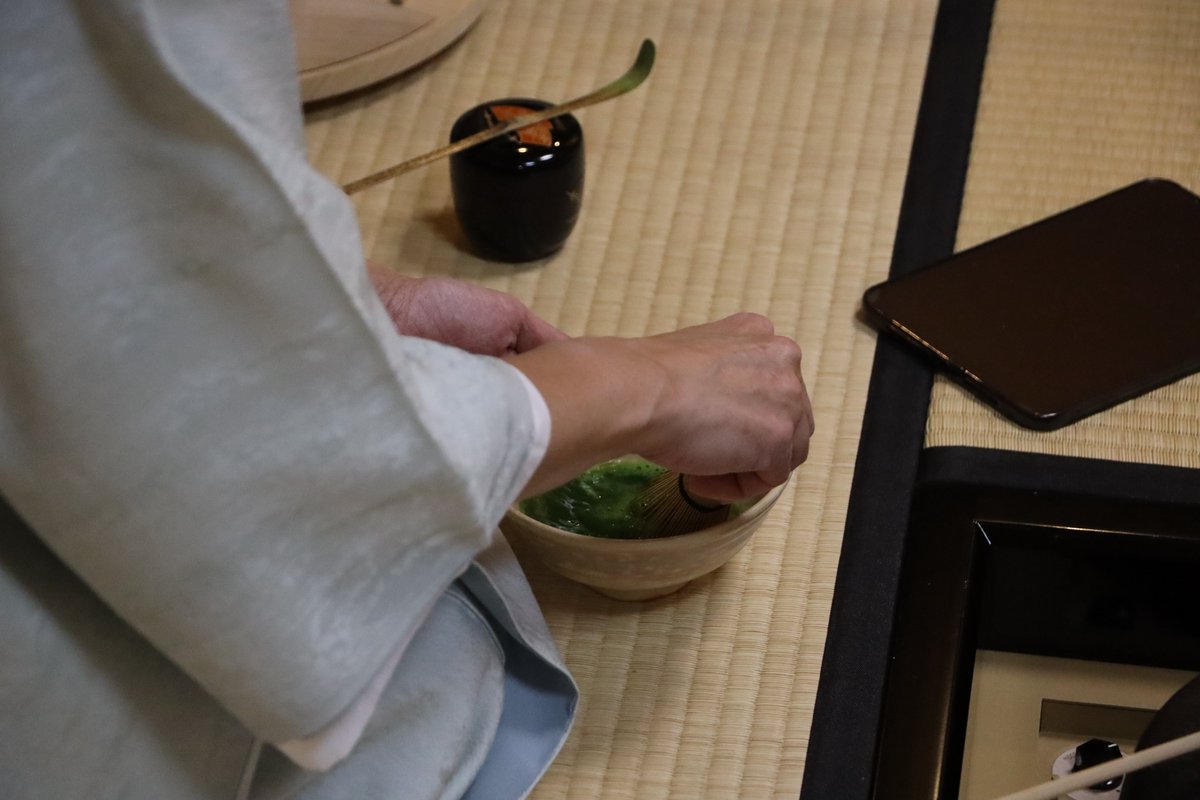 A taste of tradition.  My deep gratitude to ANA President &amp; CEO Shinichi Inoue and ANA Holdings Chairman Shinya Katanozaka for hosting the Japanese tea ceremony, an unforgettable cultural experience.