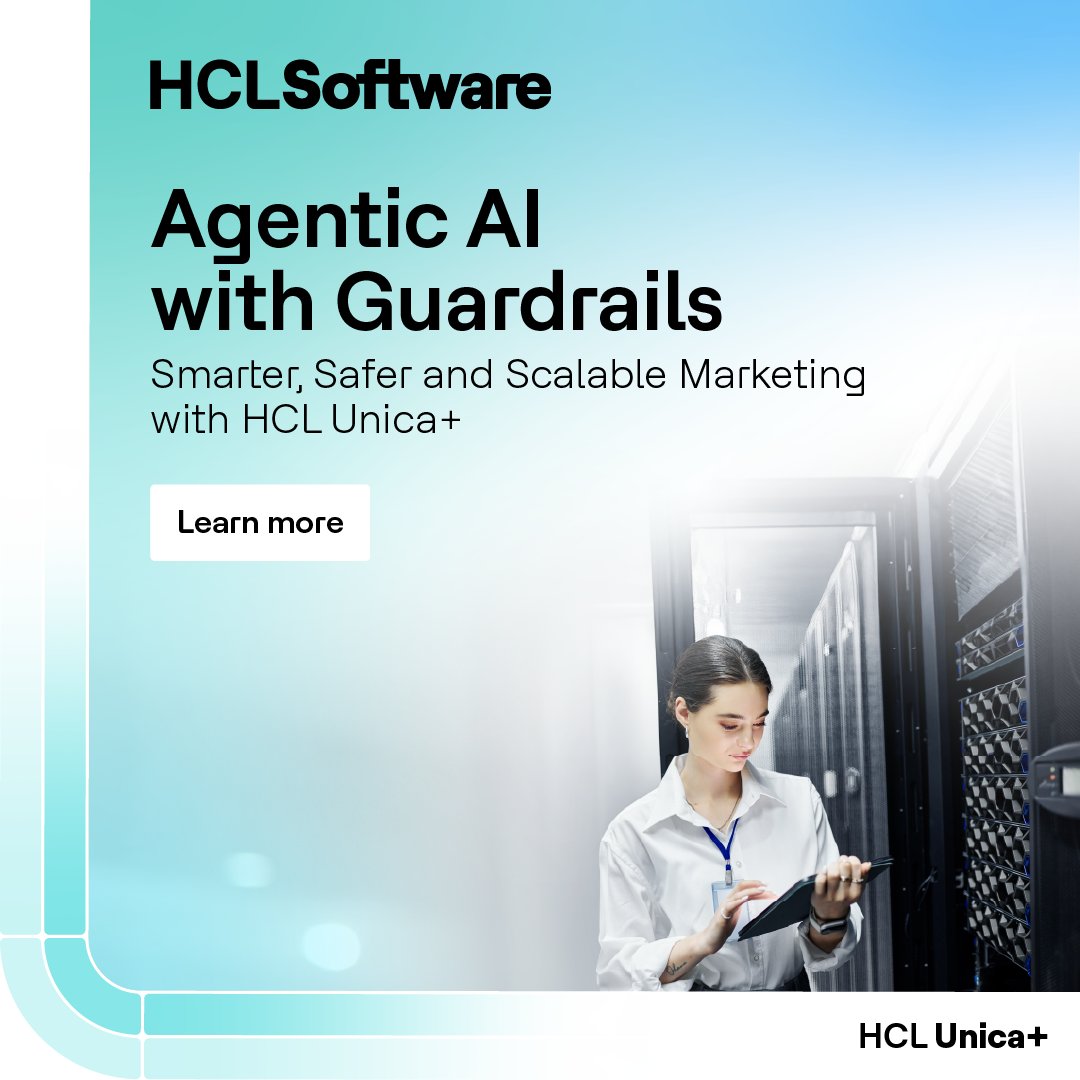 HCLUnica's tweet image. #AgenticAI ≠ reckless automation 

With HCL Unica+, you get:
1. Explainable #AI
2. Data governance
3. Built-in compliance (GDPR, CCPA, EU AI Act)
4. Human-in-the-loop controls

Smarter AI. Safer outcomes.
🔗 hclsw.co/hga34t

#HCLUnicaPlus #MarTech #HCLSoftware