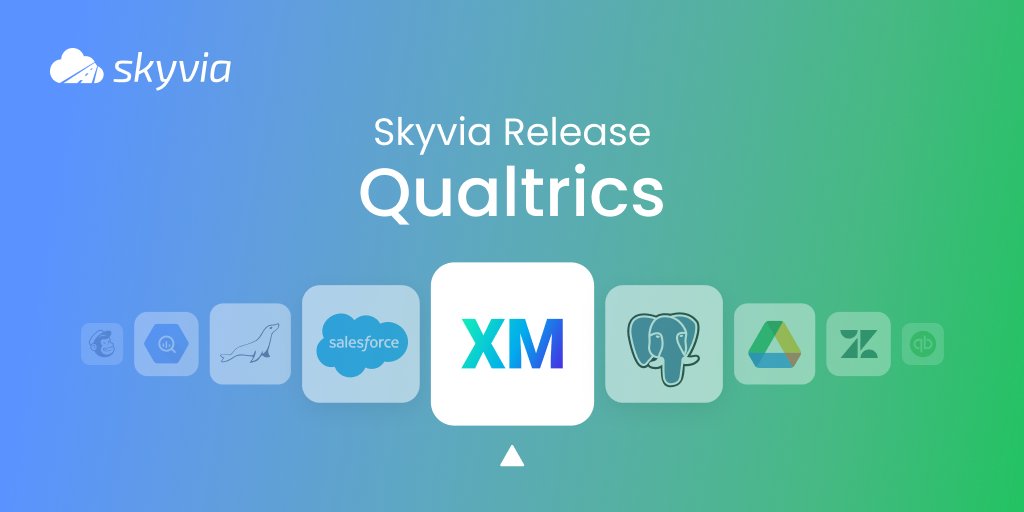 SkyviaService's tweet image. 📷📷With Skyvia’s new #Qualtrics connector, you can seamlessly transfer survey responses, contact lists, and segments to your data warehouse.
📷 Get started → docs.skyvia.com/connectors/clo…
#DataEngineering #DataSync #NoCode #WorkflowAutomation