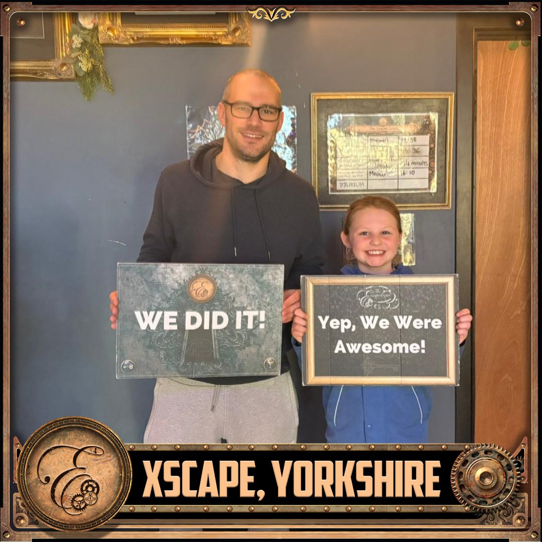 Escapologist_uk's tweet image. The Winners escaped from Francis Slimeworth&apos;s vault in 55:24! 😮
Amazing work agents, Slimeworth&apos;s security system is no match for you! 😆🚨
We hope to have you back soon! 

#escape #escaperoom #spies #mission #vault #TheEscapologist #teamwork