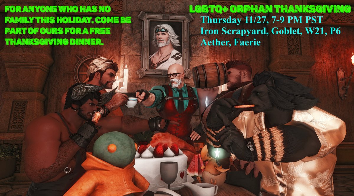 TrapperSF's tweet photo. Daddy's throwing his yearly LGBTQ+ Orphan Thanksgiving in one week! Come join me and enjoy a relaxing and safe atmosphere! https://t.co/CrFV2SumAl