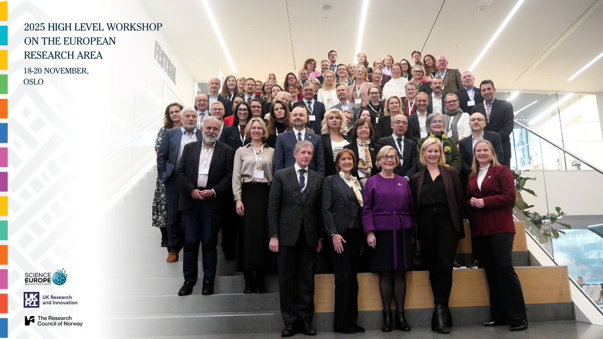 ScienceEurope's tweet image. The 2025 High Level Workshop on the #ERA wrapped up in Oslo after inspiring debates, reflections &amp;amp; forward-looking exchanges.

Thank you to the co-organisers and to all speakers, moderators &amp;amp; participants for making this workshop truly collaborative.

#FP10 #OpenScience
