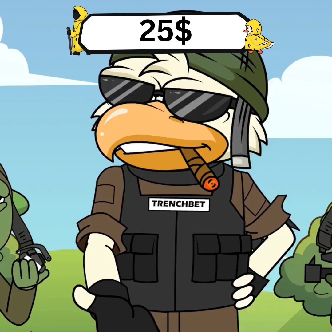 andikadikun's tweet image. 25$ giveaway

- Follow @trenchbet 
- Engage with quoted post
- Comment
- RT
- 24 hours

Good Luck!