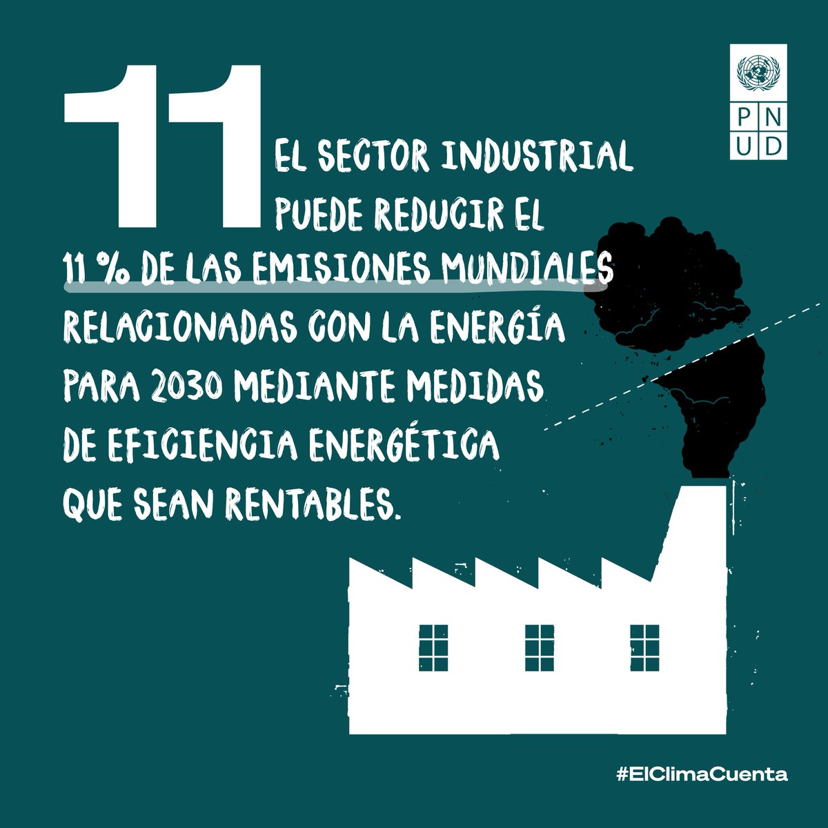 pnud's tweet image. El sector industrial puede recortar un 11 % de las emisiones energéticas mundiales para 2030 mediante medidas de eficiencia rentables.

Descubre 30 cifras que explican la crisis climática: go.undp.org/El-Clima-Cuenta

#COP30 | #ElClimaCuenta