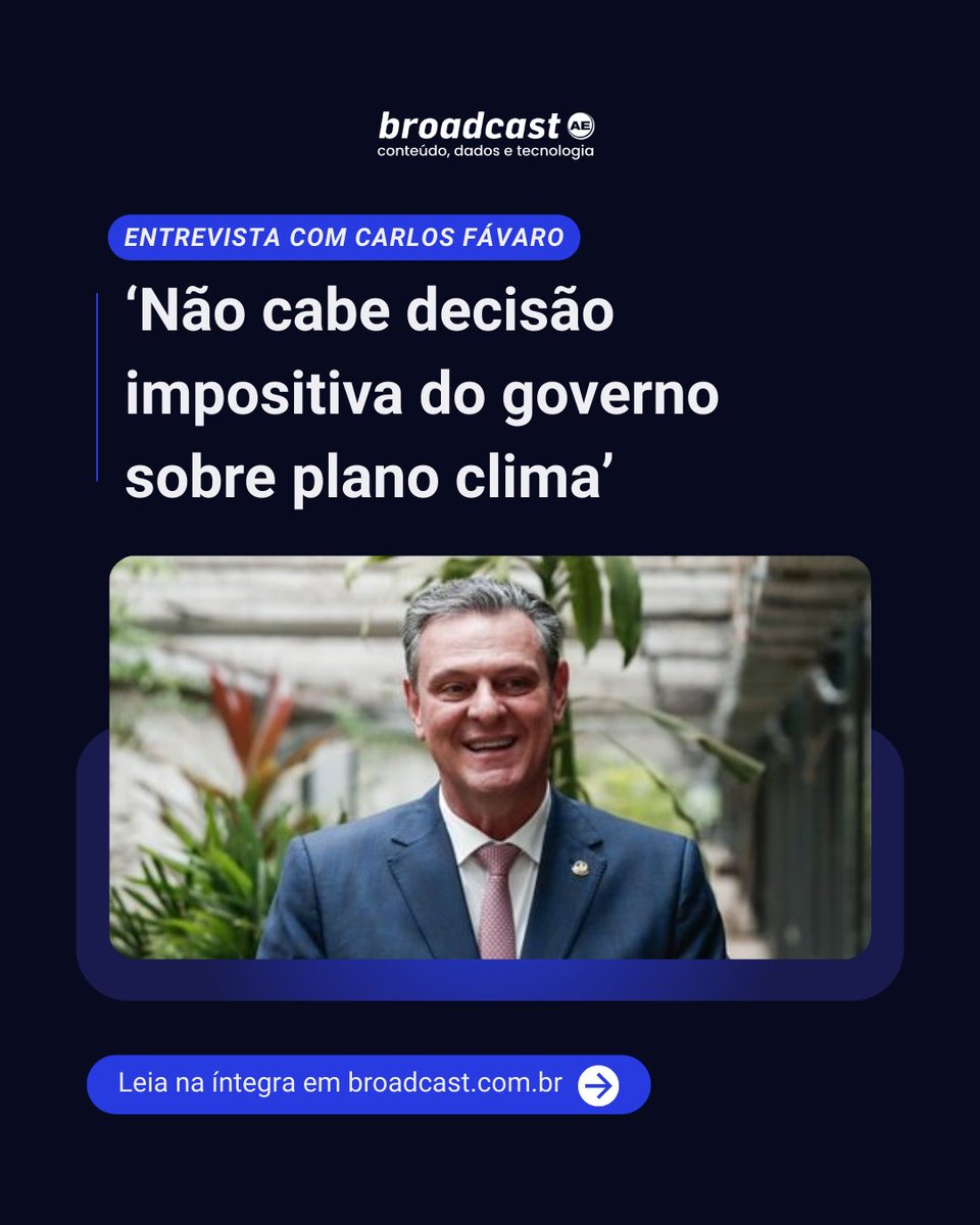 ae_broadcast's tweet image. Ministro da Agricultura, Carlos Fávaro, defende em exclusiva o adiamento do anúncio do Plano Setorial de Agricultura e Pecuária

👉🏻bit.ly/484Vvfz

📷Wilton junior - Estadão