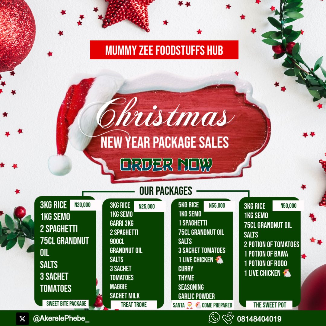 AkerelePhebe_'s tweet image. All package come with Free gift 

location Lagos Nigeria