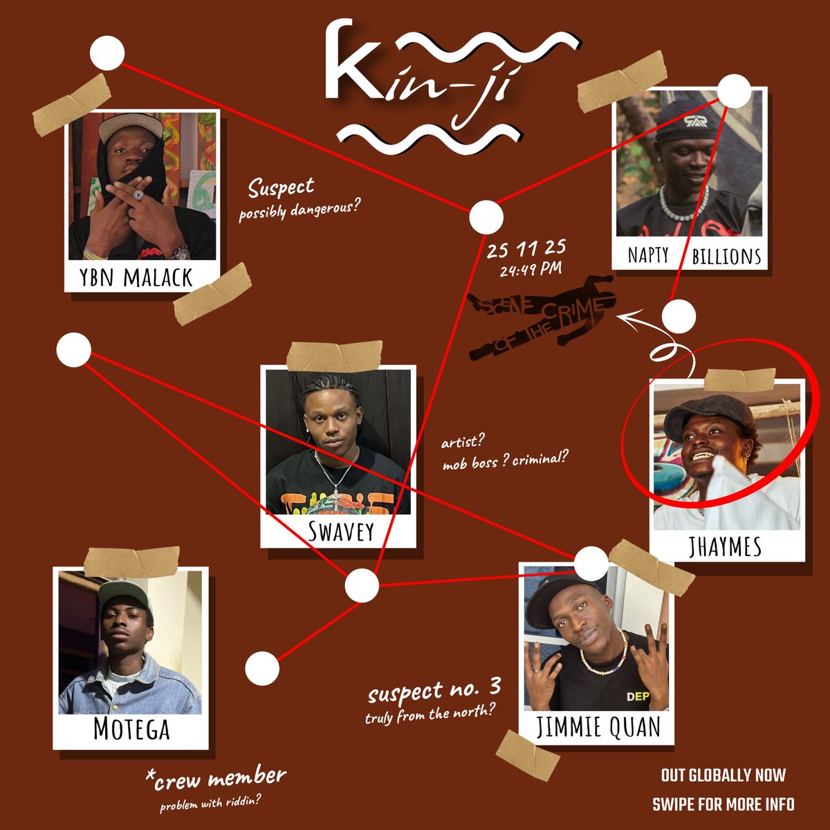 hellourbanrave's tweet image. KIN-JI 💽 the album is out globally 🌏, a project by [ @Ybnmalack @Heyy_swavey @napty51075 @newboyjhaymes Jimmiequan motega ] the incubator class VIII artists and produced by guest producer @Boiirado_ 

Link 🔗 to stream visit orcd.co/kin-ji or scan the QR on this post