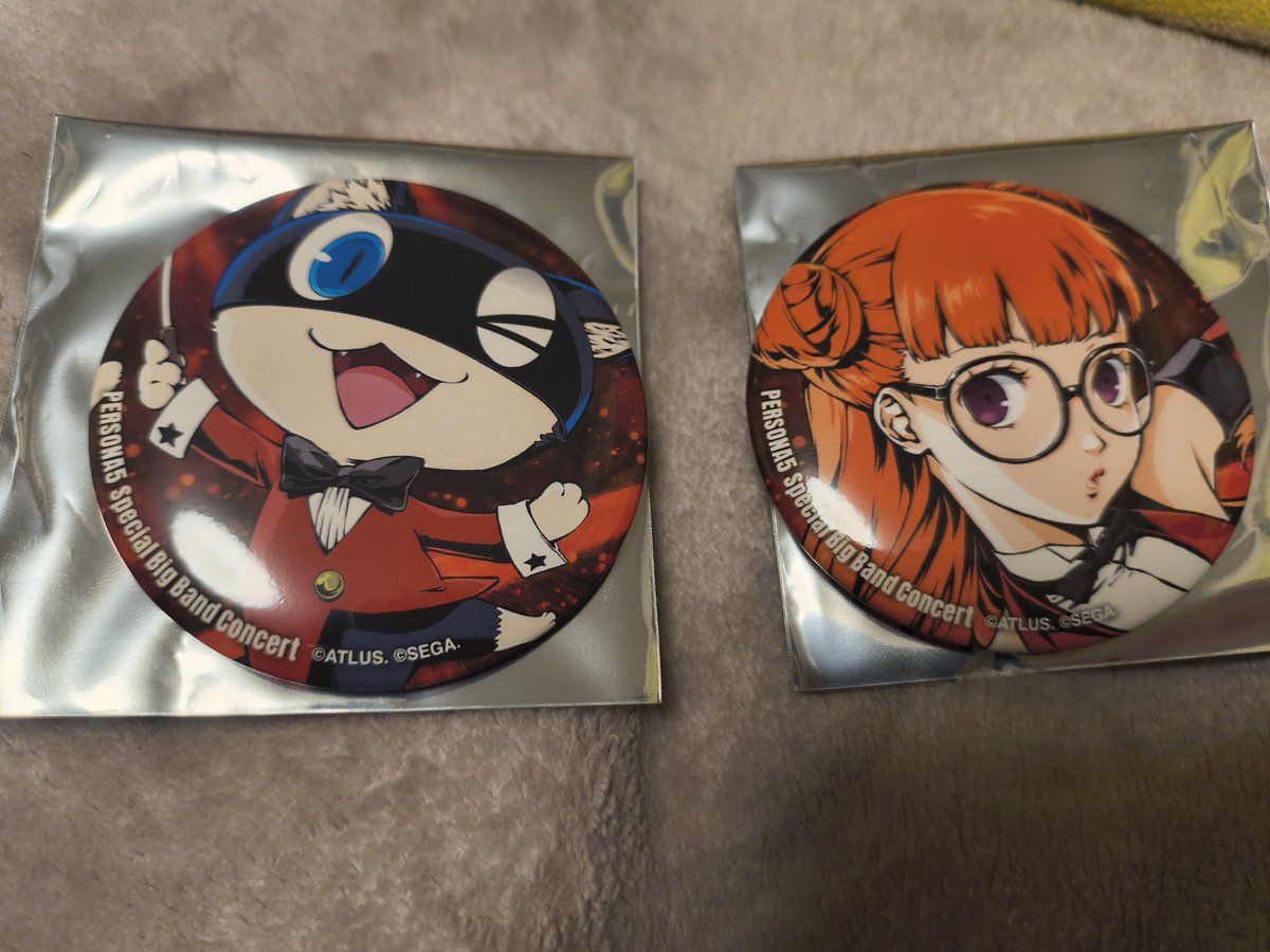 ペルソナ5　双葉　缶バッジ 譲渡】ペルソナ5 スペシャル ビッグバンド・コンサート P5BB ランダム