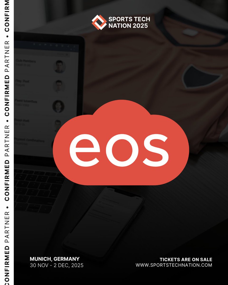 eosclubapp's tweet image. Dále otevíráme brány Evropy! S #EOS jsme se letos stali partnerem konference Sports Tech Nation Summit 2025 v německém Mnichově, která je zaměřená na technologie ve sportu. Budeme tam prezentovat, jak platforma pomáhá nejen v Česku. ✌️
Více o konferenci: sportstechnation.com