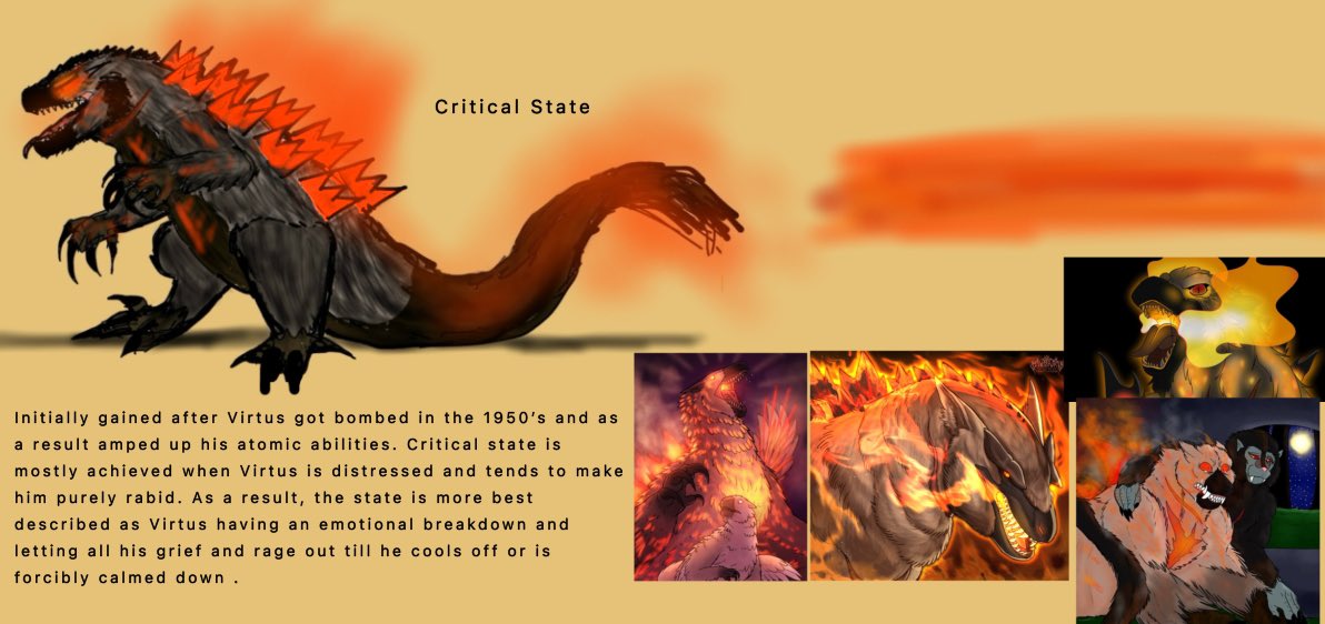 SamGoji's tweet image. Behold DromGoji: The Mesozoic King

Hopefully the last updated ref for awhile but I’m quite proud of this 

#Fangoji #Godzilla