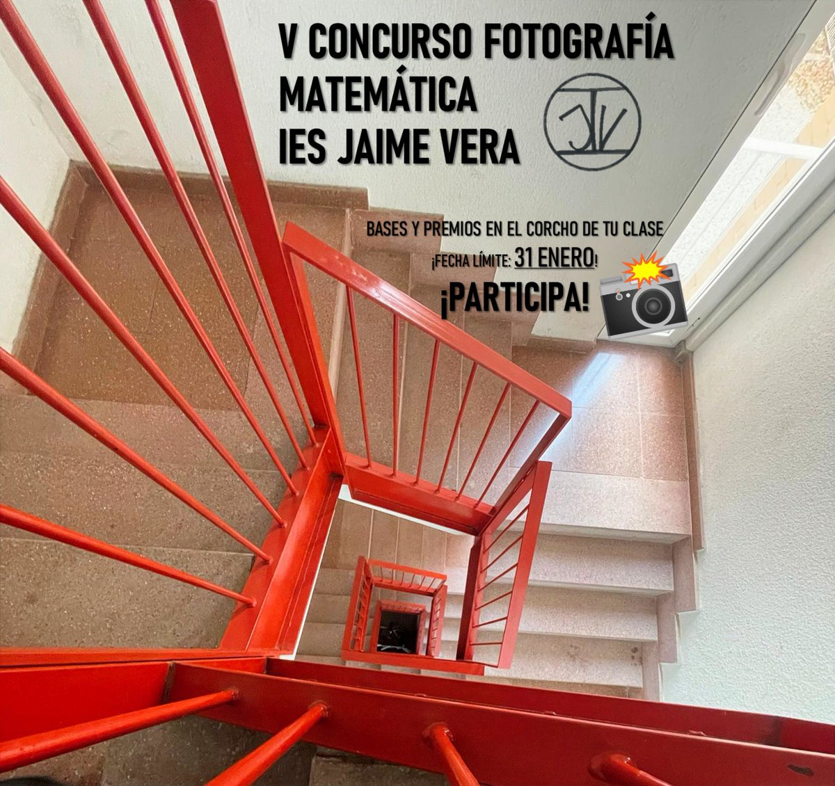 ¡Participa en el V Concurso de fotografía matemática del <a href="/JaimeVeraIES/">IES Jaime Vera</a> #educacion #fotografiamatematica #iesjaimeverademadrid #educacion