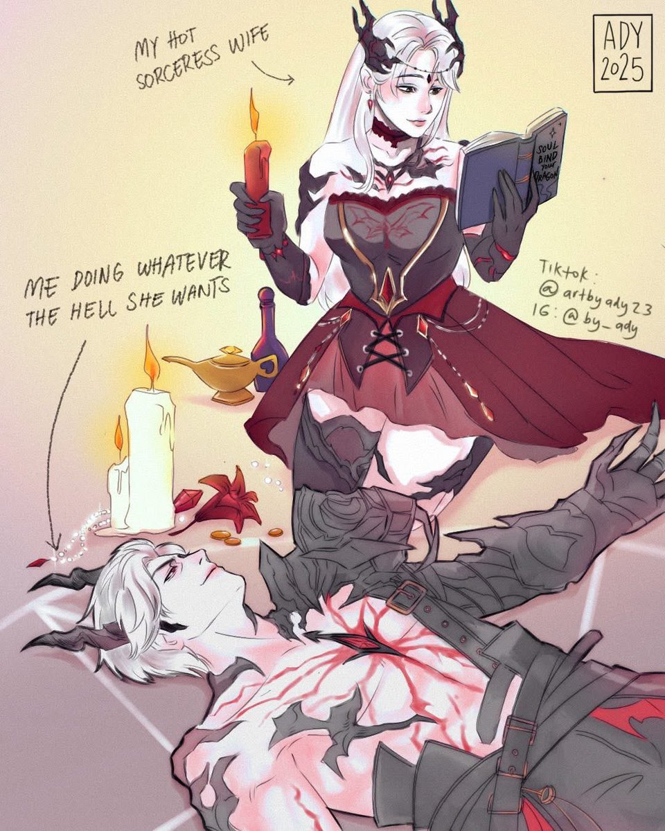 SylusReigns's tweet image. Happy wife, happy life 😆

Cre:✨IG @ by_ady
🎨Tumblr @ art-by-ady