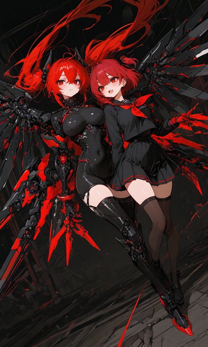 Ashela_AIart's tweet image. sfw illustration
幼い頃に出会った「もう一人のわたし」
別次元同位体ともいえる存在、本来出会うはずのない2人
違いは「ヒト」か「モノ」かということ…
しかしその存在は「モノ」としての存在を超越し「ヒト」さえも超える上位存在になりつつあった