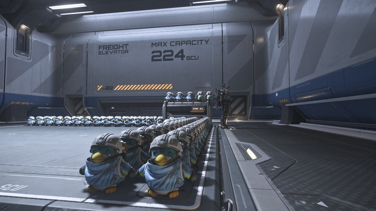 CornuUni's tweet image. Delivery post patch ready to go 🐧🐧🐧

#StarCitizen #screenshot #PicoDelivery #PicoSquad