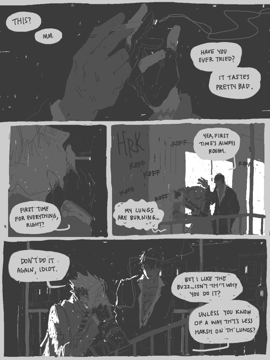 amphibianshaped's tweet image. 🚬 (1/2) #trigun #vw #wv