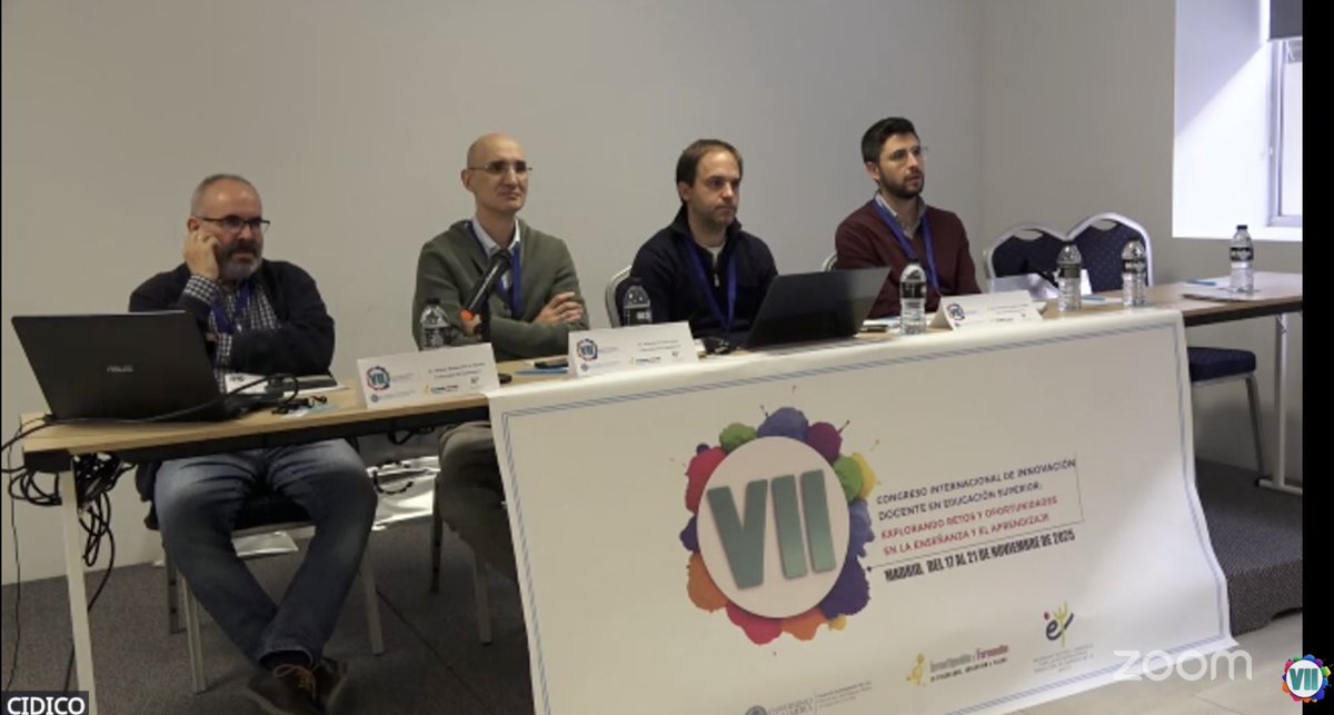 Simposium INICIATIVAS EN INNOVACIÓN Y APRENDIZAJE: INTEGRACIÓN DE TIC Y VIDEOFORUM EN LA EDUCACIÓN UNIVERSITARIA con JESÚS DE LA TORRE , <a href="/jmfabalos/">JManuel FdezAbalos</a>,  AINHOA SARMIENTO, ALFONSO BALMORI y <a href="/RodrigoMorchon/">Rodrigo Morchón García</a>. Gracias <a href="/cidico/">VII CIDICO</a> Gran acogida!