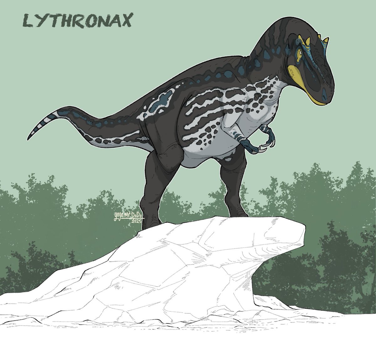 GogoMrdodo's tweet image. DINOVEMBER 2025 - DAY 21: LYTHRONAX
(This one ALSO has a cool name!)