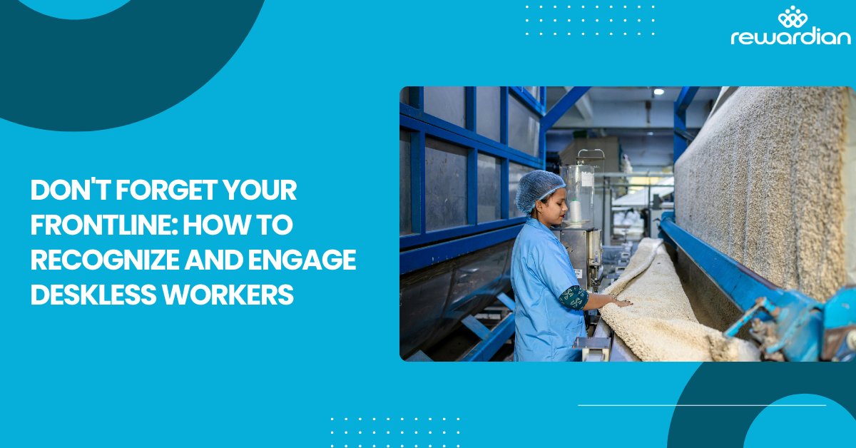 Deskless workers make up almost 80% of the global workforce, yet they’re often overlooked when it comes to recognition. Being away from a desk shouldn’t make recognition harder. 

Learn more: hubs.ly/Q03VnTWk0

#rewardian