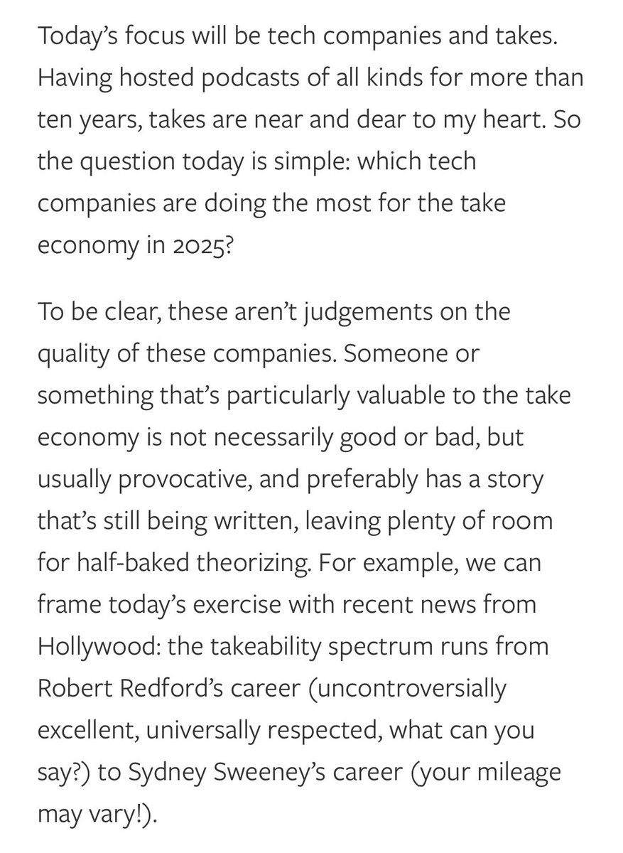 andrewsharp's tweet image. NEW POST: The Definitive Ranking of Tech Company Takeability

Notes on the most (and least) takeable companies of 2025, including Nvidia, OpenAI, Tesla, and many more: 
sharptext.net/2025/the-defin…