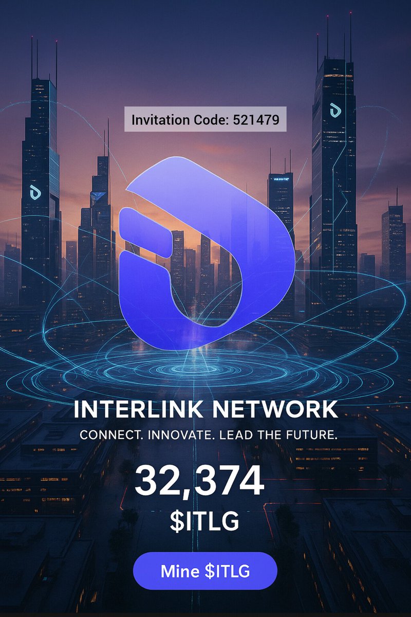 ITL_interlink's tweet image. How many Token itlg do you have?

Do not forget to Join Interlink!💰
💰Reward: 1,000 $ITLG

Link 👉interlinklabs.ai/521479

ID: 521479

Like ❤️  |  Retweet 🔄  |  Comment 🖍️
#interlink #itlg #itl