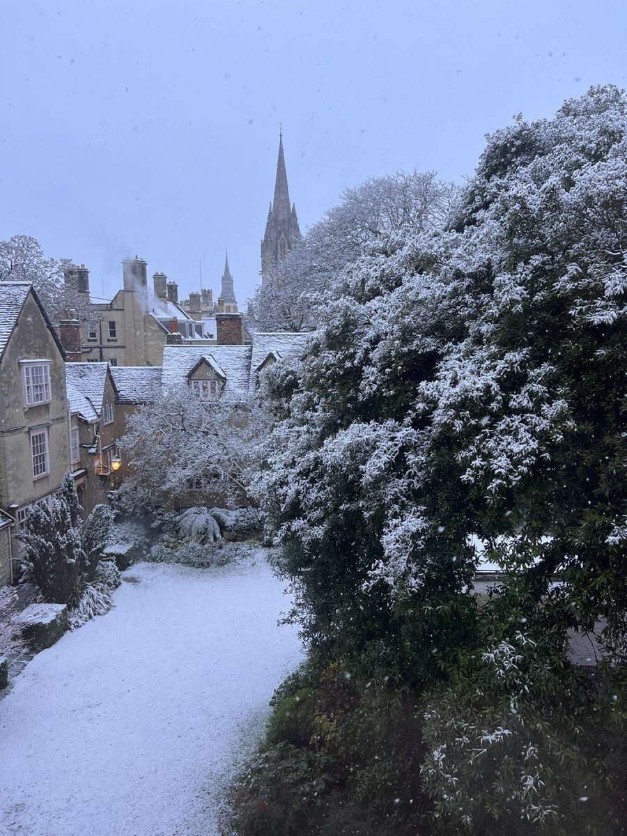 a winter morning in Oxford
